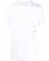 T-shirt girocollo stampata bianca di Doublet