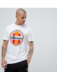 T-shirt girocollo stampata bianca di Ellesse