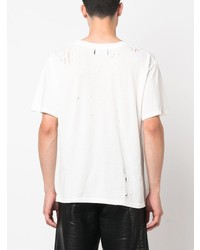 T-shirt girocollo stampata bianca di Enfants Riches Deprimes