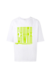 T-shirt girocollo stampata bianca di Ex Infinitas