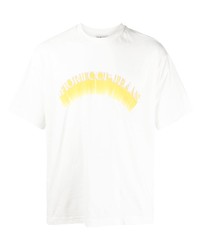 T-shirt girocollo stampata bianca di Fiorucci