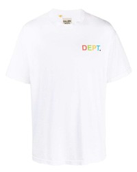 T-shirt girocollo stampata bianca di GALLERY DEPT.