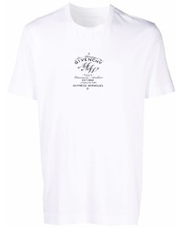 T-shirt girocollo stampata bianca di Givenchy