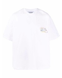 T-shirt girocollo stampata bianca di goodboy
