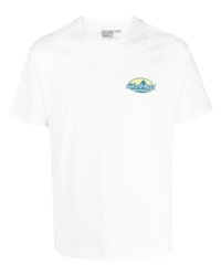 T-shirt girocollo stampata bianca di Gramicci