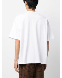 T-shirt girocollo stampata bianca di Kolor