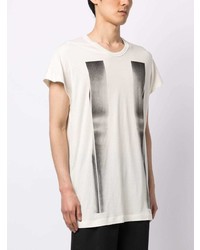 T-shirt girocollo stampata bianca di Julius