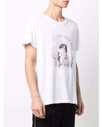 T-shirt girocollo stampata bianca di COOL T.M