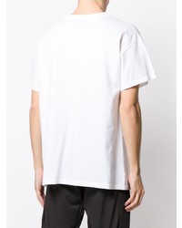 T-shirt girocollo stampata bianca di Amen