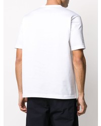 T-shirt girocollo stampata bianca di Junya Watanabe MAN