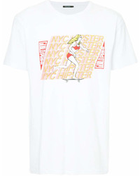 T-shirt girocollo stampata bianca di GUILD PRIME