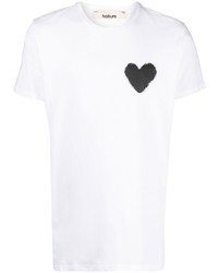 T-shirt girocollo stampata bianca di Haikure