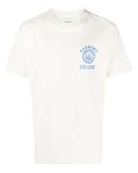 T-shirt girocollo stampata bianca di Harmony Paris