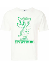 T-shirt girocollo stampata bianca di Hysteric Glamour