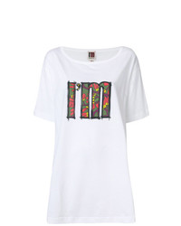 T-shirt girocollo stampata bianca di I'M Isola Marras