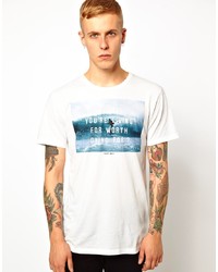 T-shirt girocollo stampata bianca di Insight