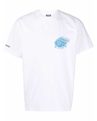 T-shirt girocollo stampata bianca di Jacquemus