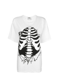 T-shirt girocollo stampata bianca di Jeremy Scott