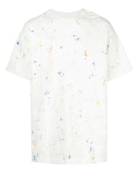 T-shirt girocollo stampata bianca di John Elliott