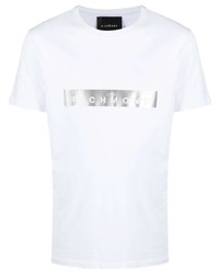 T-shirt girocollo stampata bianca di John Richmond