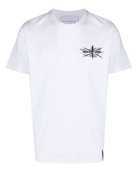 T-shirt girocollo stampata bianca di John Richmond