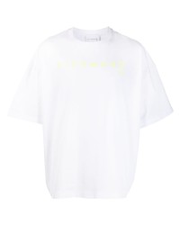 T-shirt girocollo stampata bianca di John Richmond