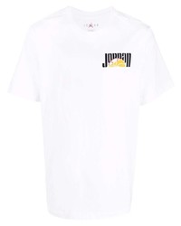 T-shirt girocollo stampata bianca di Jordan