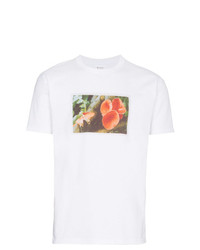 T-shirt girocollo stampata bianca di Just A T-Shirt