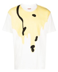T-shirt girocollo stampata bianca di KAPITAL