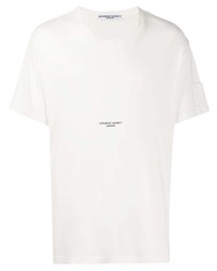 T-shirt girocollo stampata bianca di Katharine Hamnett London