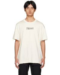 T-shirt girocollo stampata bianca di Li-Ning