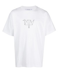 T-shirt girocollo stampata bianca di Liberaiders
