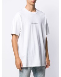 T-shirt girocollo stampata bianca di F.A.M.T.