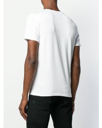 T-shirt girocollo stampata bianca di Plein Sport