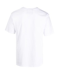 T-shirt girocollo stampata bianca di Peuterey
