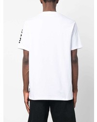 T-shirt girocollo stampata bianca di Karl Lagerfeld