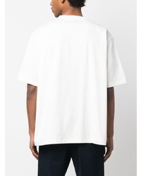 T-shirt girocollo stampata bianca di J.Press