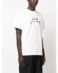 T-shirt girocollo stampata bianca di A-Cold-Wall*