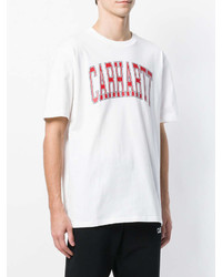 T-shirt girocollo stampata bianca di Carhartt
