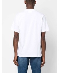 T-shirt girocollo stampata bianca di Axel Arigato