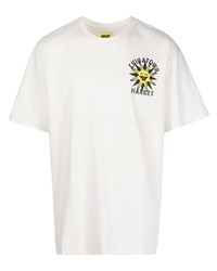 T-shirt girocollo stampata bianca di MA®KET