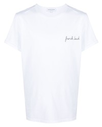T-shirt girocollo stampata bianca di Maison Labiche