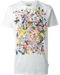 T-shirt girocollo stampata bianca di Marc Jacobs