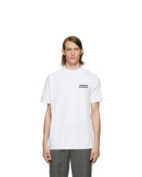 T-shirt girocollo stampata bianca di Martine Rose