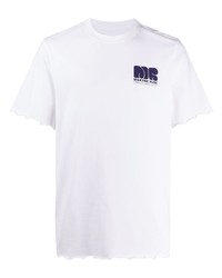 T-shirt girocollo stampata bianca di Martine Rose