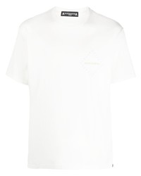 T-shirt girocollo stampata bianca di Mastermind Japan