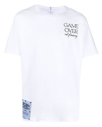 T-shirt girocollo stampata bianca di McQ