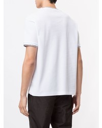 T-shirt girocollo stampata bianca di CK Calvin Klein