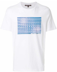 T-shirt girocollo stampata bianca di MICHAEL Michael Kors