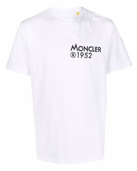 T-shirt girocollo stampata bianca di Moncler Genius 1952